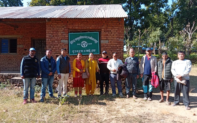 Group Photo after Meeting with Community Forest