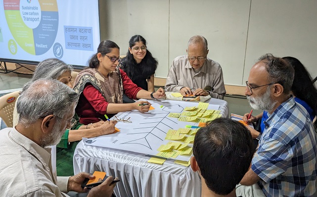 Group working at workshop in Mumbai