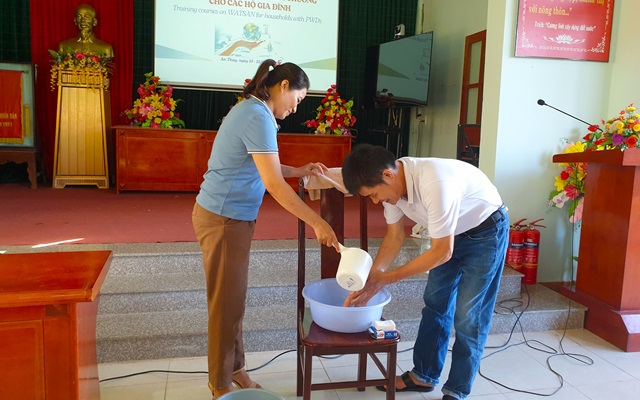 Training course on Watsan for household with PWDs
